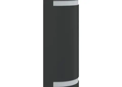 Lampă exterioară de perete, negru, aluminiu turnat sub presiune - 5/5