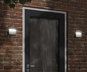 vidaXL Lampă exterioară de perete cu LED, negru, aluminiu turnat