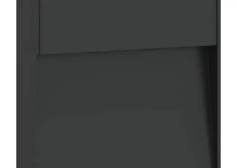 Lampă exterioară de perete cu LED, negru, aluminiu turnat - 2/5