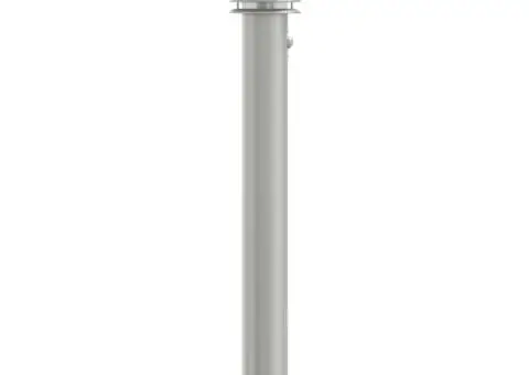 Lampă exterioară de podea cu senzor argintiu 110 cm, oțel inox - 5/5