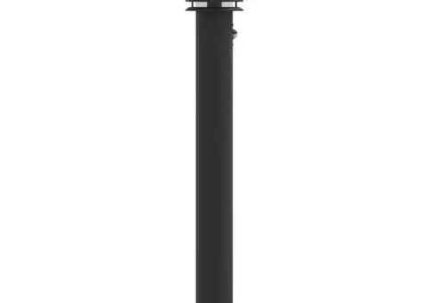 Lampă exterioară de podea cu senzor, negru, 110 cm, oțel inox - 5/5