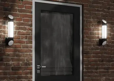 Corpuri de iluminat exterior de perete 2 buc argintiu oțel inox - 1/5