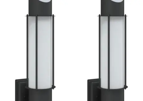 Corpuri de iluminat exterior de perete 2 buc argintiu oțel inox - 2/5