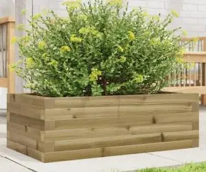 vidaXL Jardinieră de grădină, 70x40x23 cm, lemn de pin impregnat