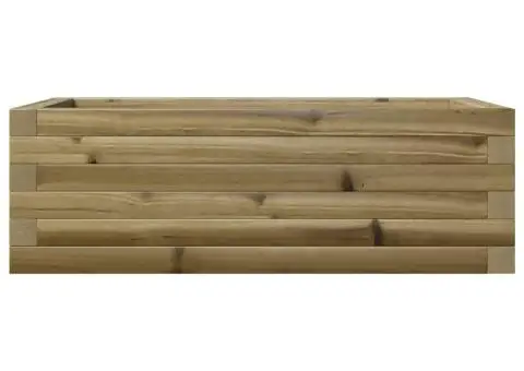 Jardinieră de grădină, 70x40x23 cm, lemn de pin impregnat - 5/5