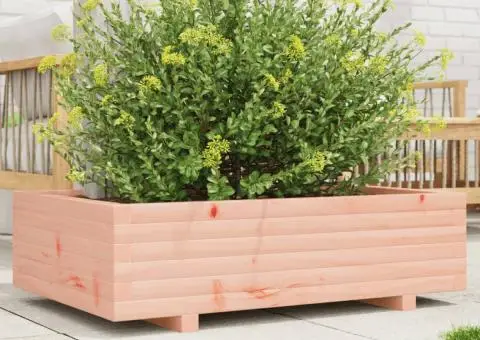 Jardinieră de grădină, 90x60x26,5 cm, lemn masiv Douglas - 1/5