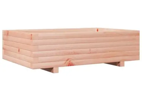 Jardinieră de grădină, 90x60x26,5 cm, lemn masiv Douglas - 2/5