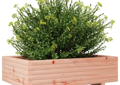 Jardinieră de grădină, 90x60x26,5 cm, lemn masiv Douglas - 4/5