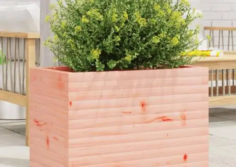 Jardinieră de grădină, 70x40x49,5 cm, lemn masiv Douglas - 1/5