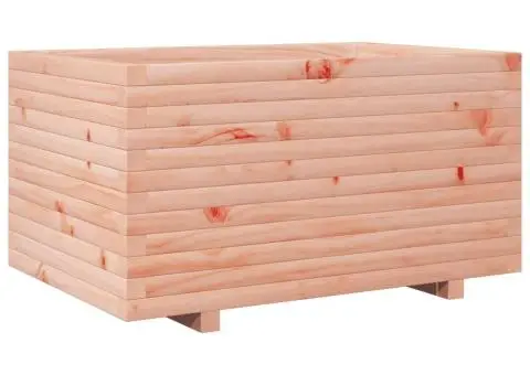 Jardinieră de grădină, 90x60x49,5 cm, lemn masiv Douglas - 2/5