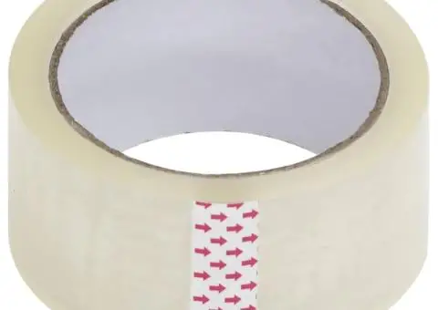 Bandă adezivă de ambalare, 72 buc., transparentă, 48 mm x 66 m - 4/5