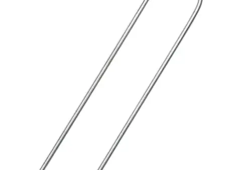 Țăruși de pământ în formă de U 50 buc. 15x3,5cm oțel galvanizat - 2/5