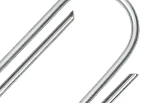 Țăruși de pământ în formă de U 50 buc. 15x3,5cm oțel galvanizat - 4/5