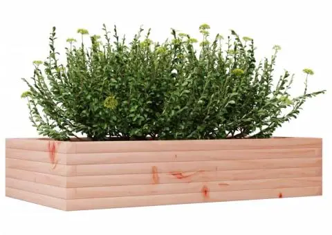 Jardinieră de grădină, 110x60x23 cm, lemn masiv Douglas - 4/5