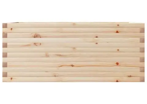 Jardinieră de grădină, 110x60x45,5 cm, lemn masiv de pin - 5/5