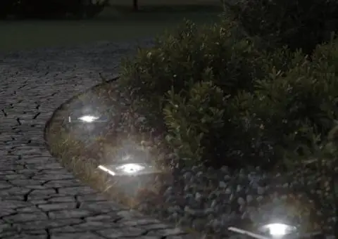 Lampă exterioară de sol, pătrat, negru, 10,5x10,5 cm, aluminiu - 1/5