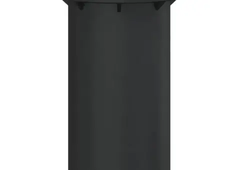 Lampă exterioară de sol, pătrat, negru, 10,5x10,5 cm, aluminiu - 4/5