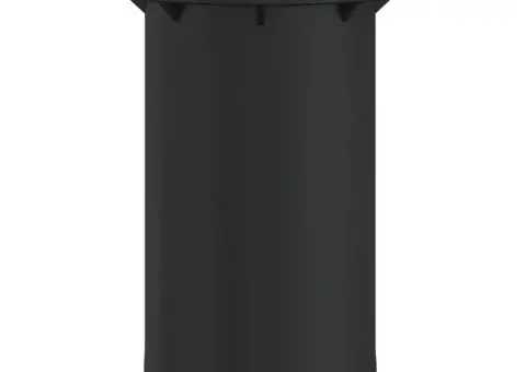 Lampă exterioară de sol, pătrat, negru, 10,5x10,5 cm, aluminiu - 5/5