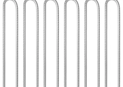 Țăruși de cort, 6 buc., 37 cm, Ø10 mm, oțel galvanizat - 1/5