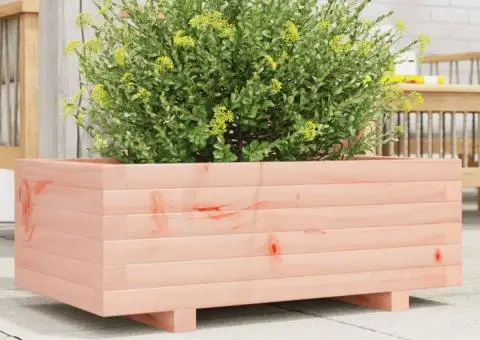 Jardinieră de grădină, 70x40x26,5 cm, lemn masiv Douglas - 1/5