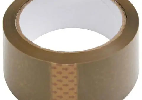 Bandă adezivă de ambalare, 72 buc., maro, 48 mm x 66 m - 4/5