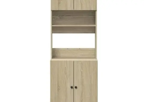 Dulap de bucătărie, stejar Sonoma, 60x50x180 cm, lemn prelucrat - 4/5