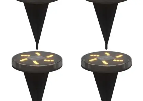 Lămpi solare cu țăruși de sol pentru exterior, 4 buc. alb cald - 2/5