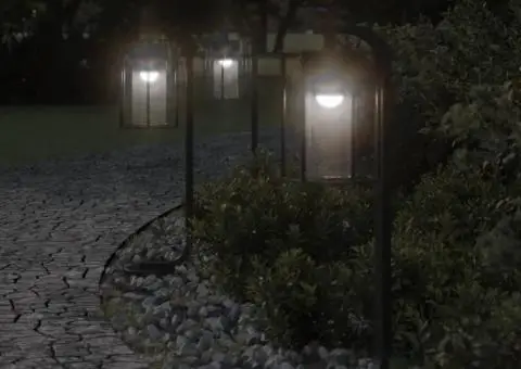 Lămpi de podea de exterior 3 buc. negru 60 cm oțel inoxidabil - 1/5