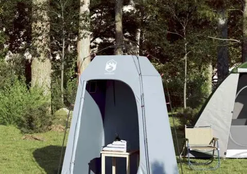 Cort de intimitate cu eliberare rapidă, impermeabil, gri - 3/5