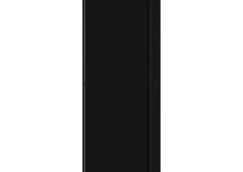 Paravan de cameră cu 5 panouri, negru, 250 x 180 cm - 4/5