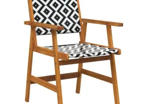 Set mobilier de grădină, 5 piese, lemn masiv de acacia - 5/5