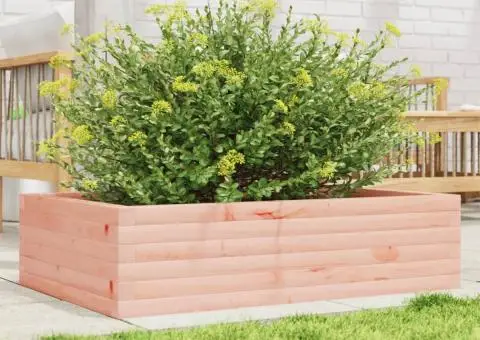 Jardinieră de grădină, 90x60x23 cm, lemn masiv Douglas - 1/5