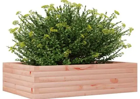 Jardinieră de grădină, 90x60x23 cm, lemn masiv Douglas - 4/5