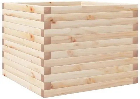 Jardinieră de grădină, 60x60x45,5 cm, lemn masiv de pin - 2/5