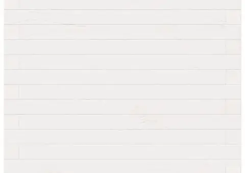 Jardinieră de grădină, alb, 60x60x49,5 cm, lemn masiv de pin - 5/5