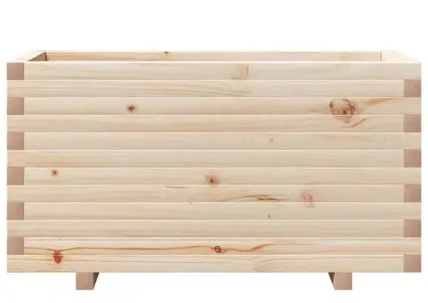 Jardinieră de grădină, 90x40x49,5 cm, lemn masiv de pin - 5/5
