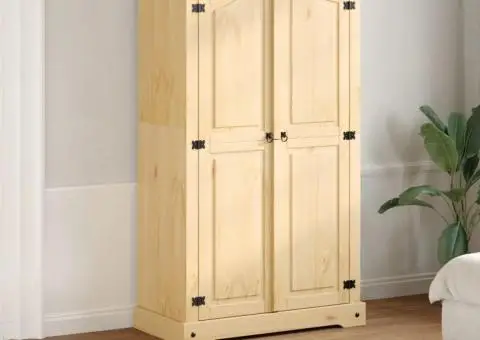 Șifonier „Corona”, 102x52x186 cm, lemn masiv de pin - 1/5