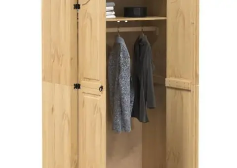 Șifonier „Corona”, 102x52x186 cm, lemn masiv de pin - 3/5