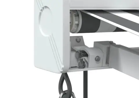 Copertină retractabilă antracit/alb, 3,5x2,5 m, textil/aluminiu - 5/5