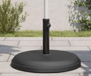 vidaXL Suport umbrelă pentru stâlpi Ø32/35/38 mm, 25 kg, rotund