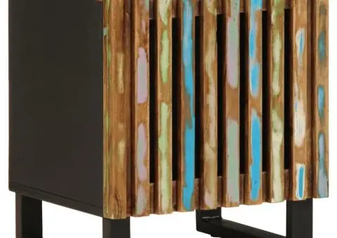 Noptieră, 40x34x46 cm, lemn masiv de acacia - 1/5