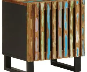 vidaXL Noptieră, 40x34x46 cm, lemn masiv de acacia