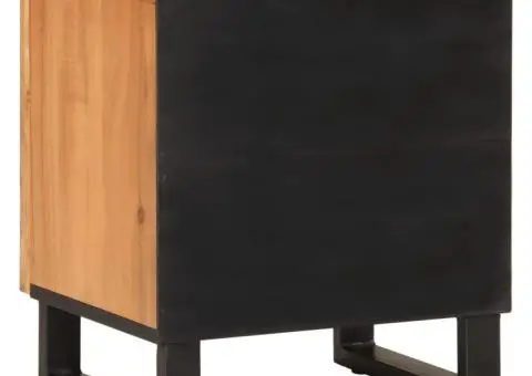 Noptieră, 40x34x46 cm, lemn masiv de acacia - 5/5