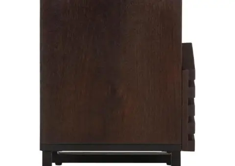 Noptieră, 40x34x46 cm, lemn masiv de mango - 4/5