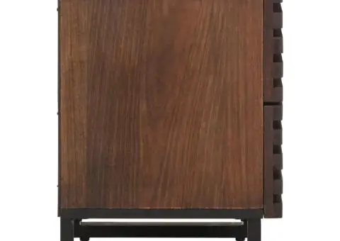 Noptieră, 40x34x46 cm, lemn masiv de mango - 4/5