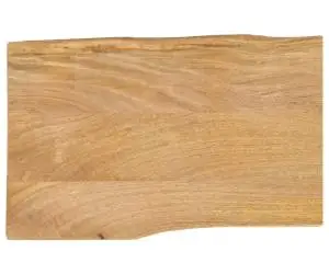 vidaXL Blat masă cu margini naturale, 70x40x2,5 cm, lemn masiv mango