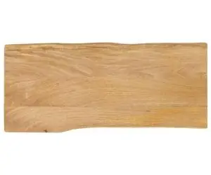 vidaXL Blat masă cu margini naturale, 90x40x2,5 cm, lemn masiv mango