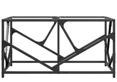 Măsuță de cafea blat din sticlă transparentă 78,5x40x41 cm oțel - 4/5