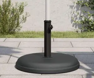 vidaXL Suport umbrelă pentru stâlpi Ø32/35/38 mm, 15 kg, rotund