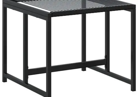 Set mobilier de grădină, 9 piese, poliratan - 5/5